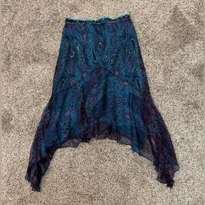 Laundry Shelli Segal Custom Silk Skirt Size Small EUC